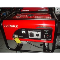 Elemax SH7600EX 5.6kVA Recoil/Electric Generator Without Wheel