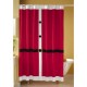 Collections Etc - Red Santa Suit Christmas Shower Curtain