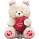 Love You Babe Teddy Valentine's Day 24" Mylar Balloon