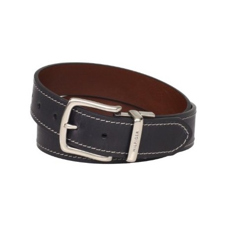 Tommy Hilfiger Men's Contrast Stitching Jean Belt