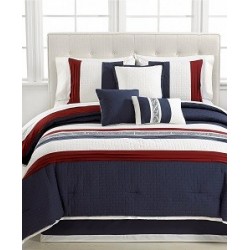 Ethan 7 Piece California King Embroidered Comforter Set