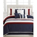 Ethan 7 Piece California King Embroidered Comforter Set