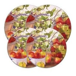 Range Kleen 5059 Apple Harvet Burner Covers, Set of 4 by Range Kleen