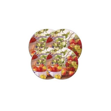 Range Kleen 5059 Apple Harvet Burner Kovers, Set of 4 by Range Kleen