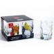 Bormioli Rocco Sorgente Double Old Fashioned Glasses, Set of 4 Made in Italy