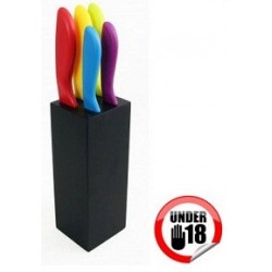 Sabichi Essential Fruiti Knife Block Set