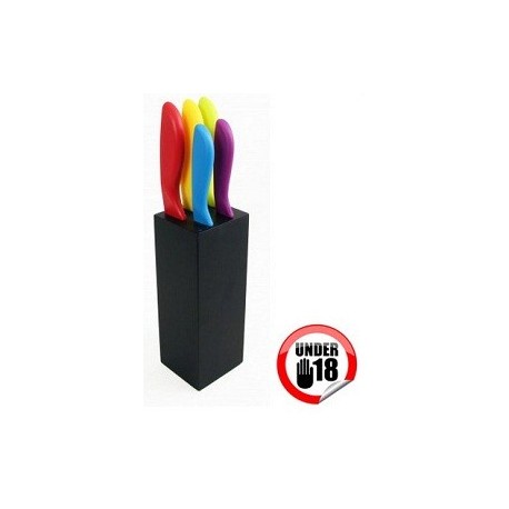 Sabichi Essential Fruiti Knife Block Set