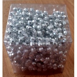 Shiny Christmas  Decorative Bead (Silver)