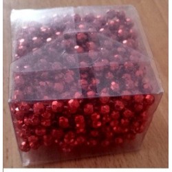 Shiny Christmas  Decorative Bead (Red)