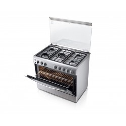 LG 5 Gas Burner Cooker Silver Color LGSTOVE98V20S