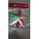 Christmas Tree Topper Decoration Ornament 20cm Glitter Star  (Gold,Red,Red&Gold) 