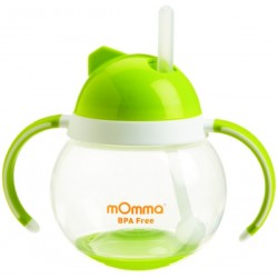 Momma Baby/Toddler Rocking Straw Cup, 8.4 Oz/250 Ml