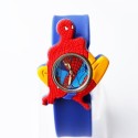 Spiderman Boys Kids Slap On Wrist Watch Quartz Funny