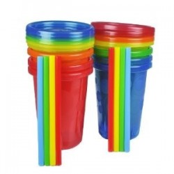 The First Years Take & Toss Sippy Cups with Travel Cap - 6-Pack 7 oz.
