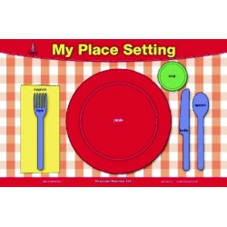 Table Setting & Manners Placemat by Brainymats