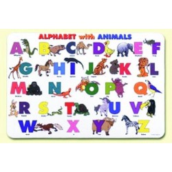 Alphabet With Animals Placemat by Painless Learning