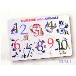 Numbers With Animals Placemat by Painless Learning