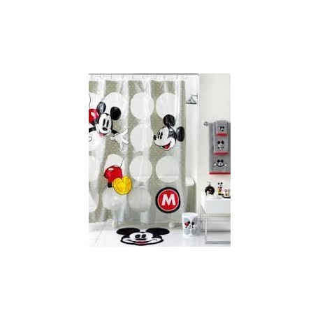 Disney Bath Accessories, Disney Mickey Mouse Shower Curtain