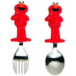 Munchkin Sesame Street Toddler Fork and Spoon, Elmo by Munchkin