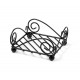 Spectrum 43910 Scroll Flat Napkin Holder, Black