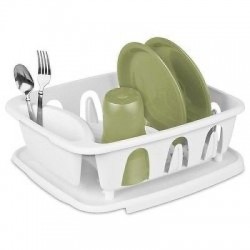 Sterilite White Small Ultra Sink Set, (2 Piece) by STERILITE