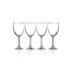 Martha Stewart Collection Glassware, Set of 4 Wine Glasses Clear