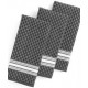 Martha Stewart Collection Kitchen Towels, Set of 3 Waffle Weave Yellow