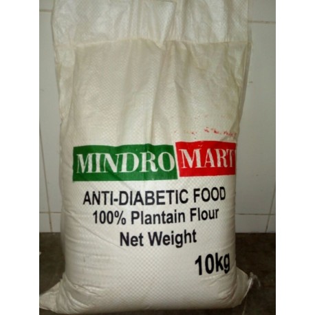 mindromart Anti-Diatbetic 100% Plantain Flour (Net Weight 10kg)