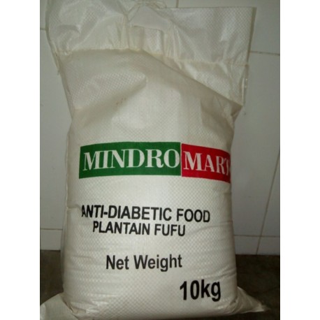 Mindromart Anti-Diabetic Plantain Fufu Food (Net Weight 10kg)