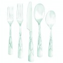 Faberware Cilantro Sand 20-Piece Flatware Set, Service for 4