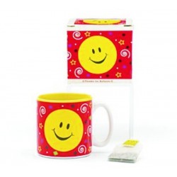 Smiley Face Happy Face Party Mug With Decorative Gift Box Great Inexpensive Gift