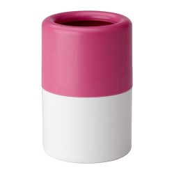 LOSJÖN Toothbrush holder, pink/white