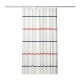 MYRVIKEN Shower curtain, white, blue/red 