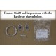 10x20 / 10 x 20 Satin Black Custom Picture Frame - Brand NEW .. 1.25'' wide