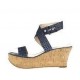 Via Spiga Strappy Croc Sandals