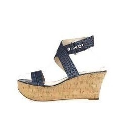 Via Spiga Strappy Croc Sandals