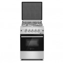 Haier Thermocool TEC Luxury Cooker (50cm x 60cm) with 4 Gas Burners (Silver) TLC 504G(100009206)