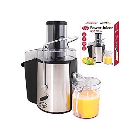 Quest 850 Watt Power Juicer. 2L Pulp container, stainless steel blade, anti slip feet, built