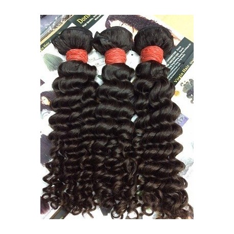 Long Lasting Brazilian Deep Wave Virgin Human Hair 