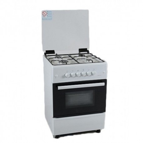 LG 4 Burner Gas Cooker MAXI 60604B M4 W (3B+1E)