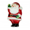 Christmas Decor Santa Shaped Plate