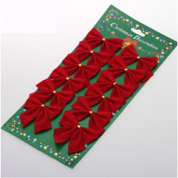 Christmas Decoration Red Bowknot