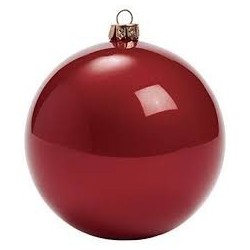 Christmas Ball  set of 12pcs Large Shatterproof Ornaments/Decorations Red