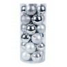 Christmas Ball  set of 24pcs Shatterproof Ornaments/Decorations Silver