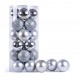 Christmas Ball  set of 24pcs Shatterproof Ornaments/Decorations Silver