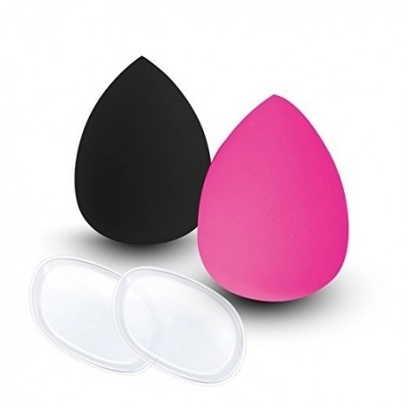 Aoily Cosmetic Beauty Sponge Blender  4 Pack Make Up Sponges Egg Shaped Set for Powder and Concealer (Wet/dry)